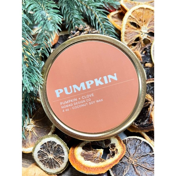 Pumpkin Clean Scent Candle 4 oz tent - Picture 6 of 6